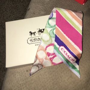 COPY - Coach ponytail/handbag scarf